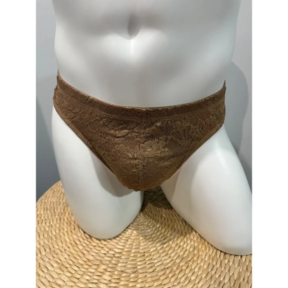 Cosabella Never Say Never Men's Lace G-String Quattro size XL NWT